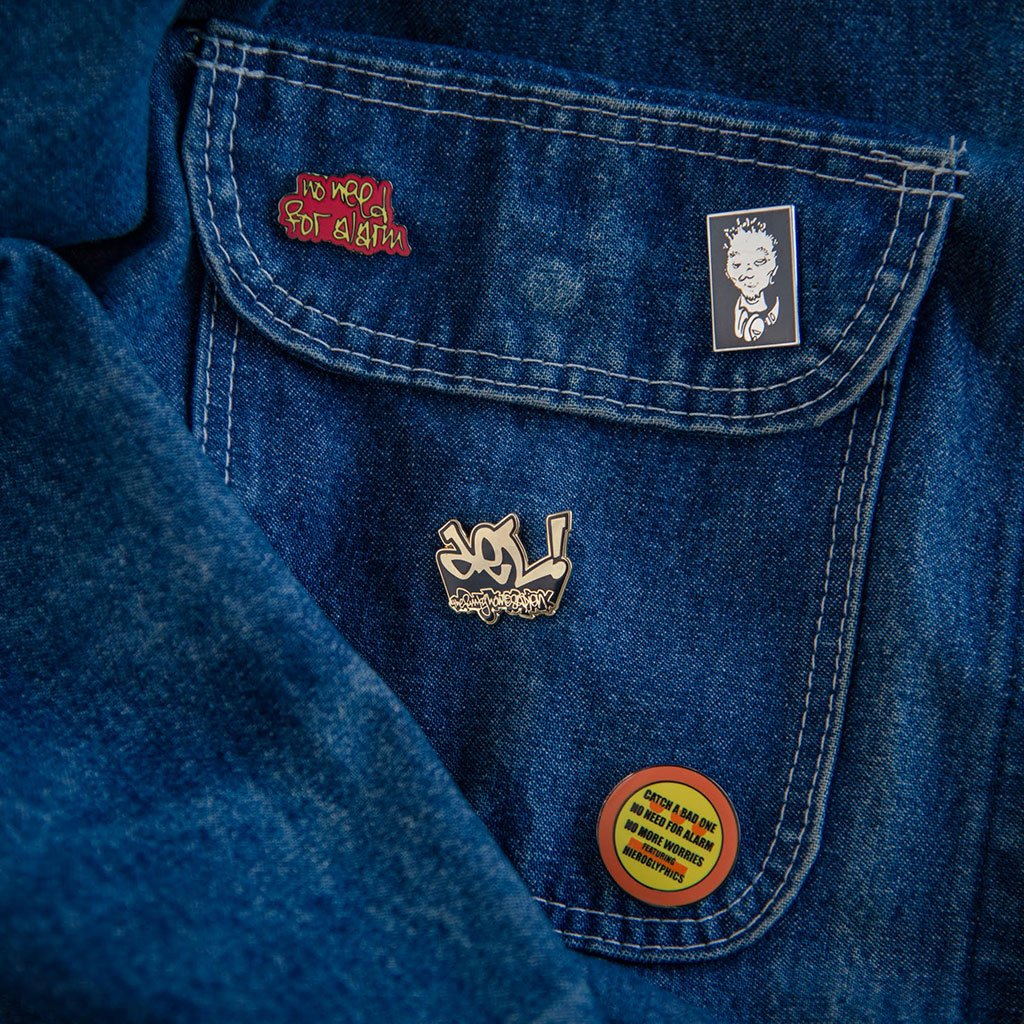 Pintrill x Del The Funky Homosapien No Need For Alarm Limited 4 Pin Set