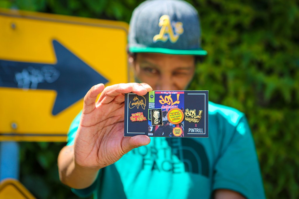 Pintrill x Del The Funky Homosapien No Need For Alarm Limited 4 Pin Set